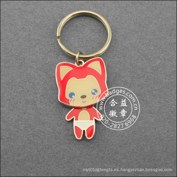 Little Fox Key Chain, llavero de dibujos animados (GZHY-KA-041)